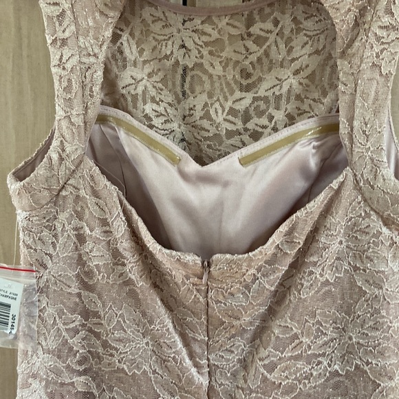 Nightway gown nwt sz 10 champagne - Picture 5 of 13